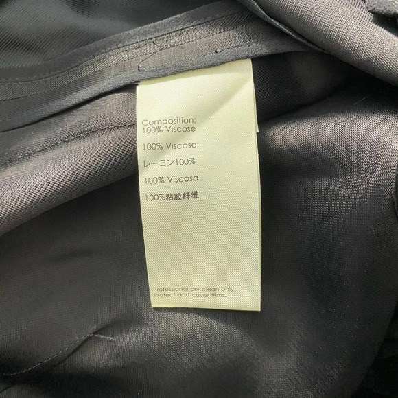 3.1‎ Phillip Lim Tuxedo Pants Straight Leg Inset Side Stripe Black Size US 00 - Picture 11 of 12